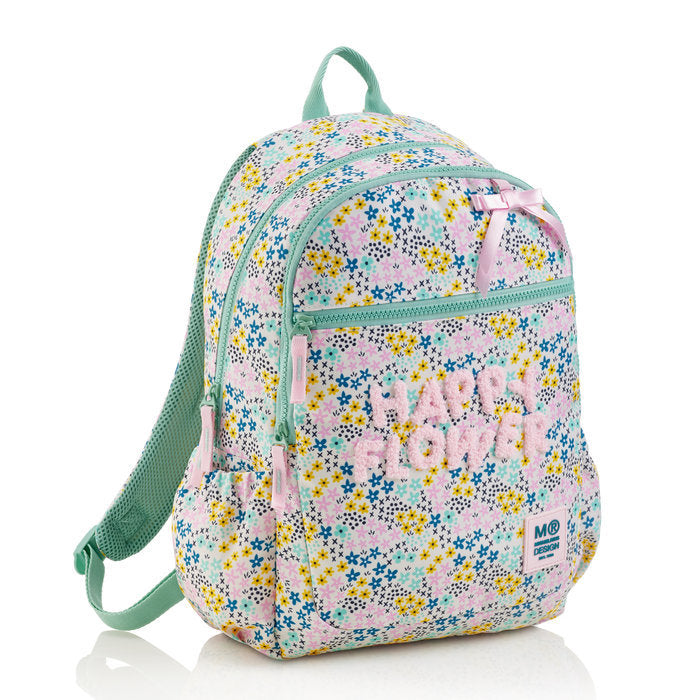 MOCHILA TRIPLE LISBOA RECICLADA HAPPY FLOWER | MIQUELRIUS DISEÑO Imagen principal del producto