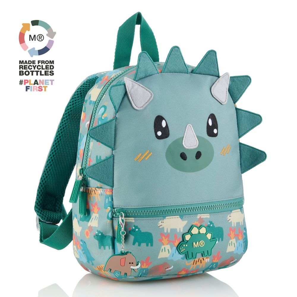 Mochila Guarderia 28x21 Reciclada Dino Roar MIQUELRIUS DISEÑO