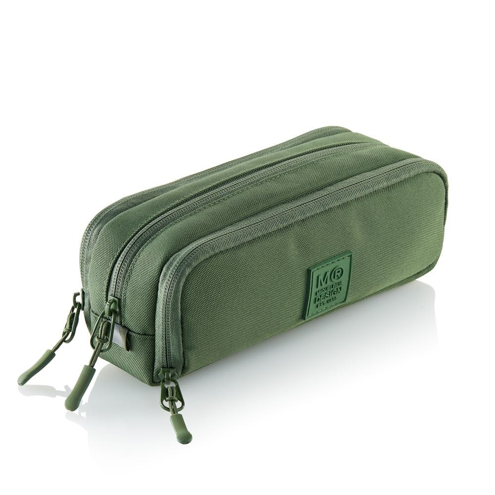Portatodo triple con organizador reciclado Raw verde Miquelrius Diseño