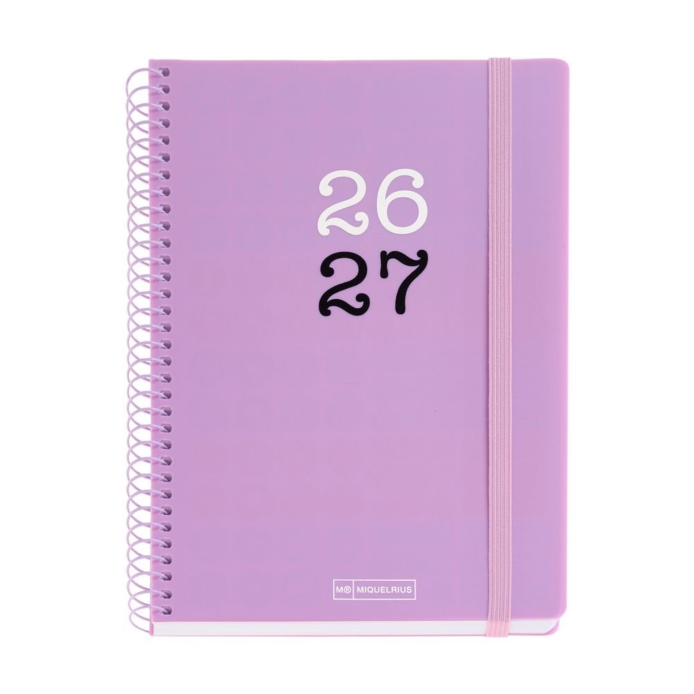 Agenda escolar Plus S/v College Lila 2026-27 MIQUELRIUS Agendas