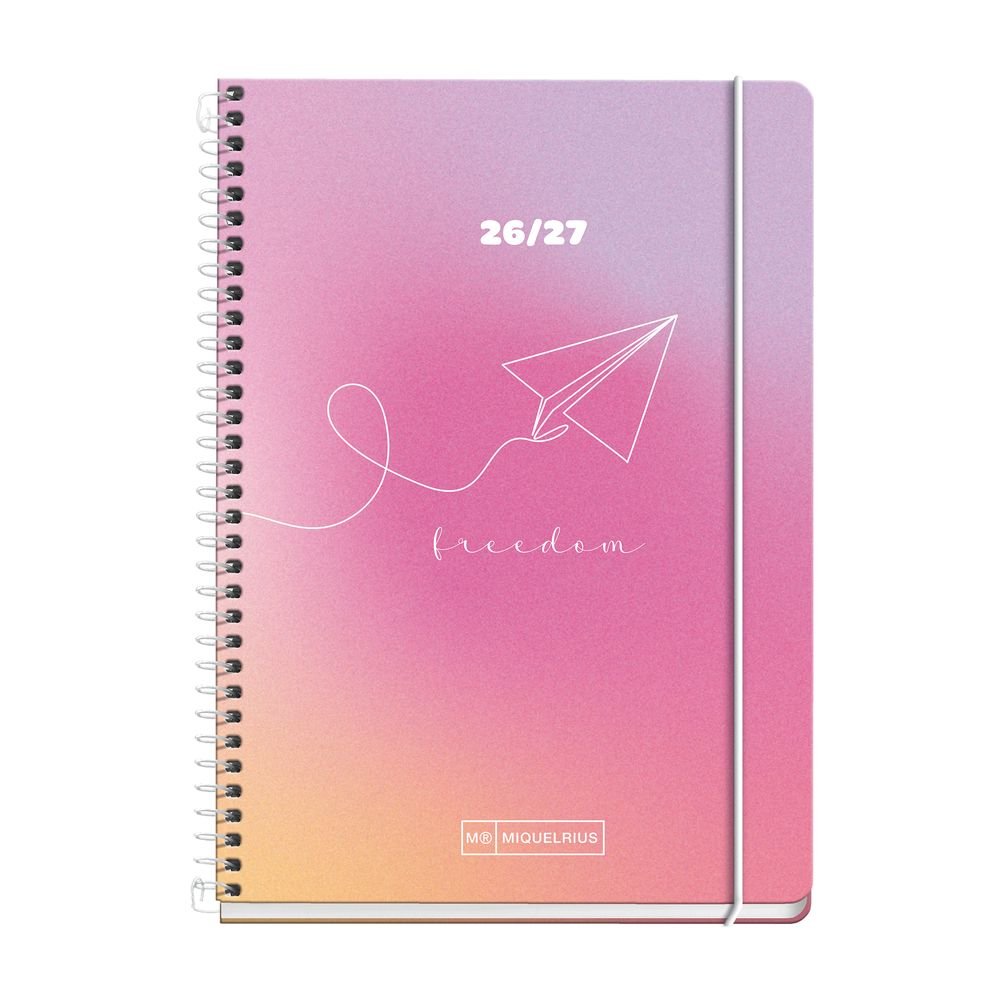 Agenda escolar activa D/p Design Freedom 2026-27 Miquelrius Agendas