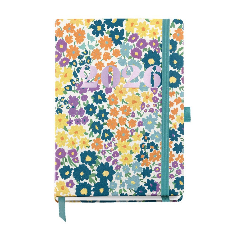 AGENDA ANUAL 2026 JOURNAL S/V IMPR,FLOWERS | MIQUELRIUS AGENDAS