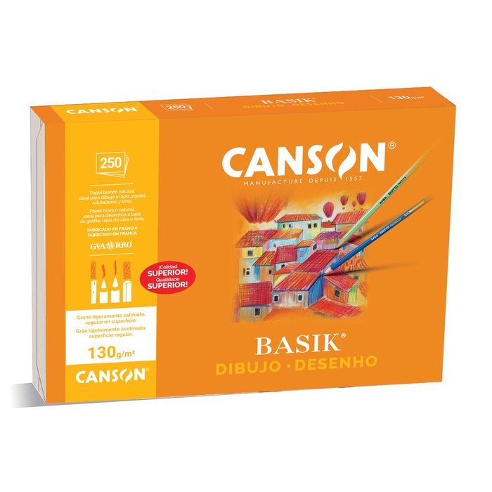 Lámina Papel Basik Fº 130 g Guarro Casas