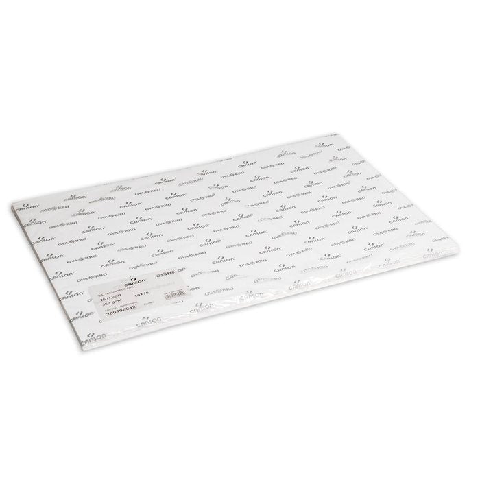 Paquete de 25 papeles acuarela 50x70 cm Canson Guarro