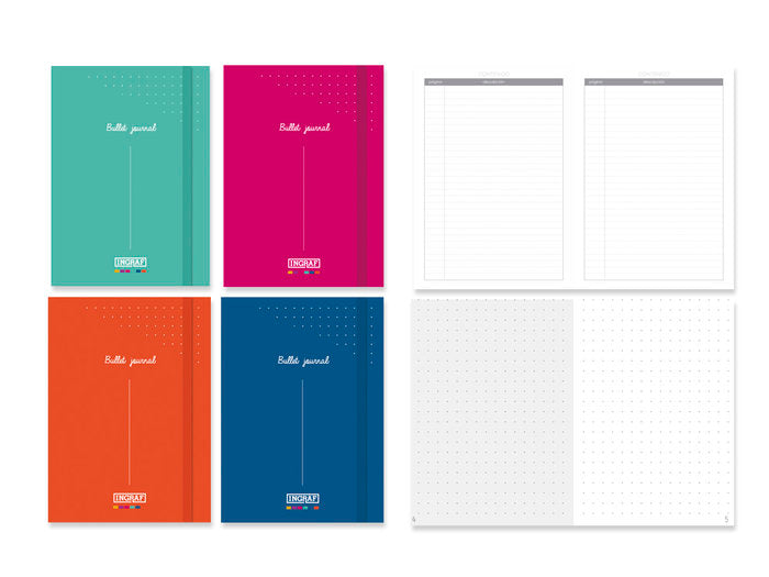 BULLET JOURNAL MEDITERRANEO 15X21 ENCUADERNADO | INGRAF Imagen principal del producto