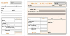 TALONARIO INQUILINATO 1/3 FOLIO T-40 MODELO ESPECIAL | 10 UNIDADES | (LOAN INDUSTRIAS GRAFICAS)