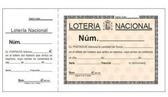 TALONARIO LOTERIA 1/3 T-15 | 10 UNIDADES | (LOAN INDUSTRIAS GRAFICAS)