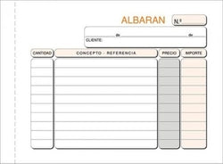 Talonarios autocopiantes Loan 1/8 apaisado para albaranes Imagen principal del producto