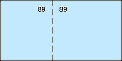TALONARIO CAJA 1/3 DEL CUARTO T-59 NUMERADO AZUL | 20 UNIDADES | (LOAN INDUSTRIAS GRAFICAS)