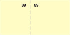 TALONARIO CAJA 1/3 DEL CUARTO T-59 NUMERADO AMARILLO | 20 UNIDADES | (LOAN INDUSTRIAS GRAFICAS)