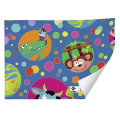PAPEL REGALO PLIEGOS KRAFT BLANCO INFANTIL 70X100CM BUSQUETS | ARGUVAL, S,L | ENVASE 25 UDS. UNIDAD | 8422829650334