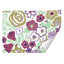 PAPEL REGALO KRAFT BLANCO 70X100CM FLORES SILUETA BUSQUETS | ARGUVAL, S,L | ENVASE 25 UDS. UNIDAD | 8422829665215