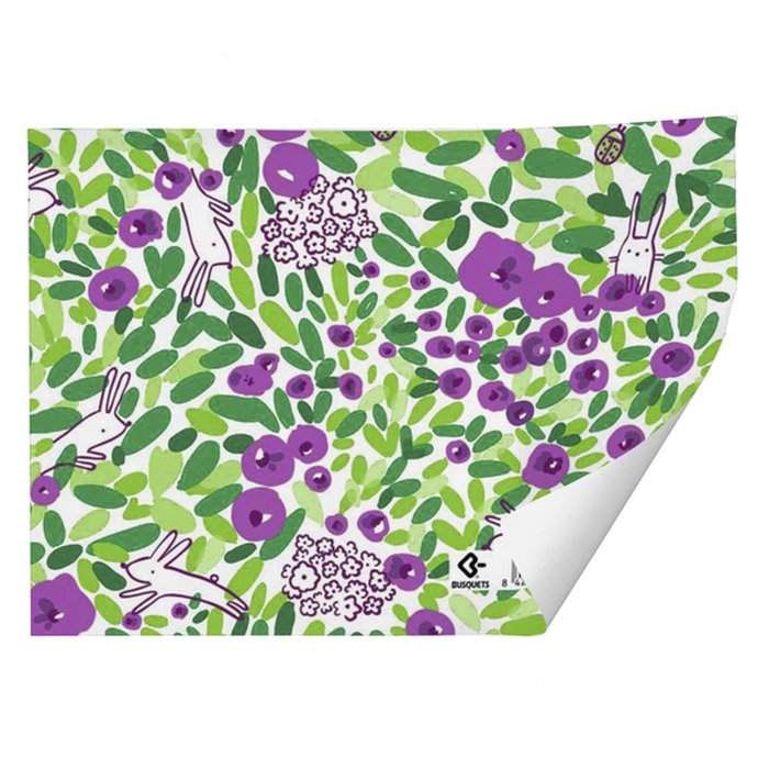 PAPEL REGALO PLIEGOS KRAFT BLANCO LAVANDA 70X100CM BUSQUETS | ARGUVAL, S,L | ENVASE 25 UDS. UNIDAD | 8422829665451