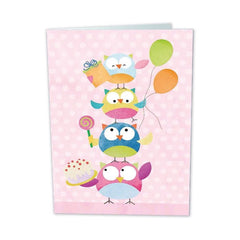 TARJETA GIGANTE BUHOS CON TEXTO INTERIOR BUSQUETS 6U | ARGUVAL, S,L | ENVASE 6 UDS. UNIDAD | 8422831414894