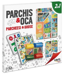 TABLERO PARCHIS OCA MADERA CON ACCESORIOS 40X40 | JUGUETES CAYRO S,L | 1 UNIDAD | 8422878100958
