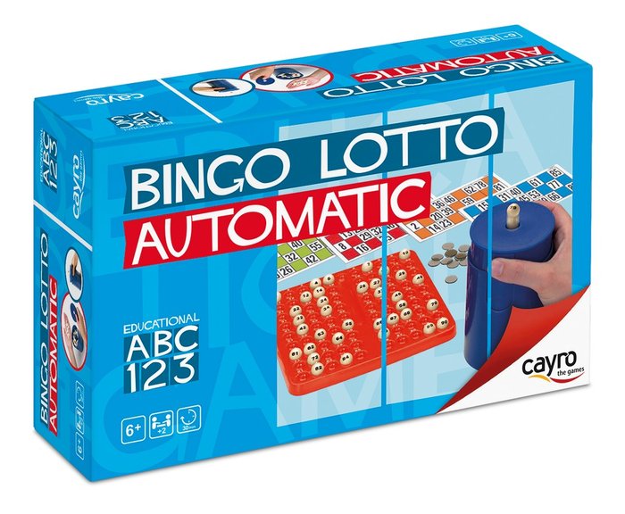 JUEGO DE MESA BINGO AUTOMATICO | JUGUETES CAYRO S,L | 1 UNIDAD | 8422878203017