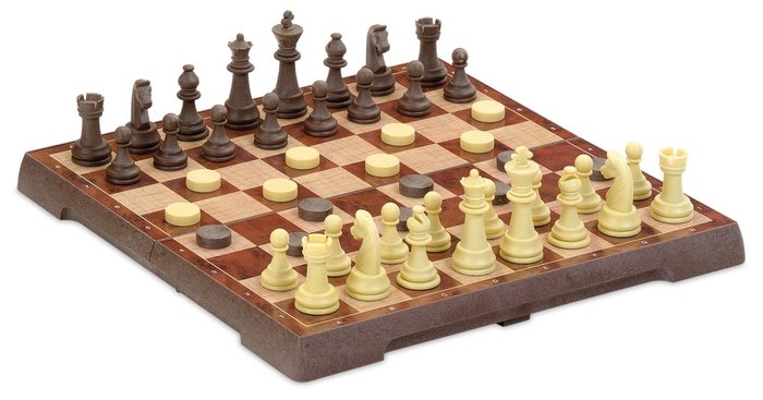 JUEGO DE MESA AJEDREZ DAMAS MAGNETICO MEDIANO | JUGUETES CAYRO S,L | 1 UNIDAD | 8422878404537