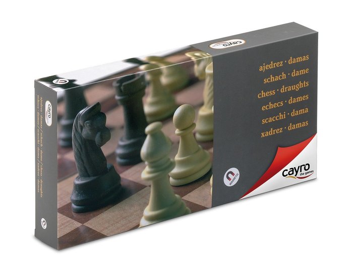 JUEGO DE MESA AJEDREZ DAMAS MAGNETICO GRANDE | JUGUETES CAYRO S,L | 1 UNIDAD | 8422878404551