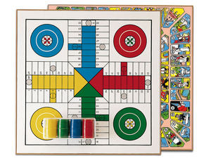 TABLERO PARCHIS OCA MADERA CON ACCESORIO 33 X 33 CM | JUGUETES CAYRO S,L | 1 UNIDAD | 8422878700486