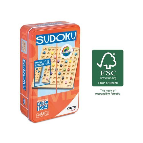 JUEGO DE MESA SUDOKU METAL BOX | JUGUETES CAYRO S,L | 1 UNIDAD | 8422878701100