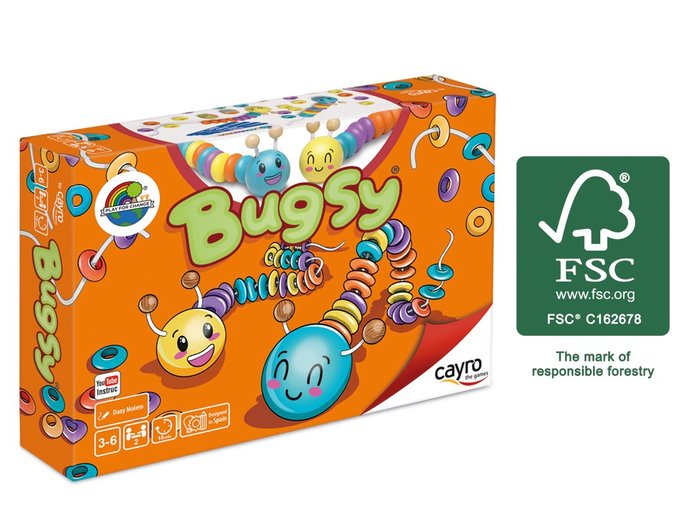 Juego de Mesa Infantil Bugsy Marca Cayro FSC