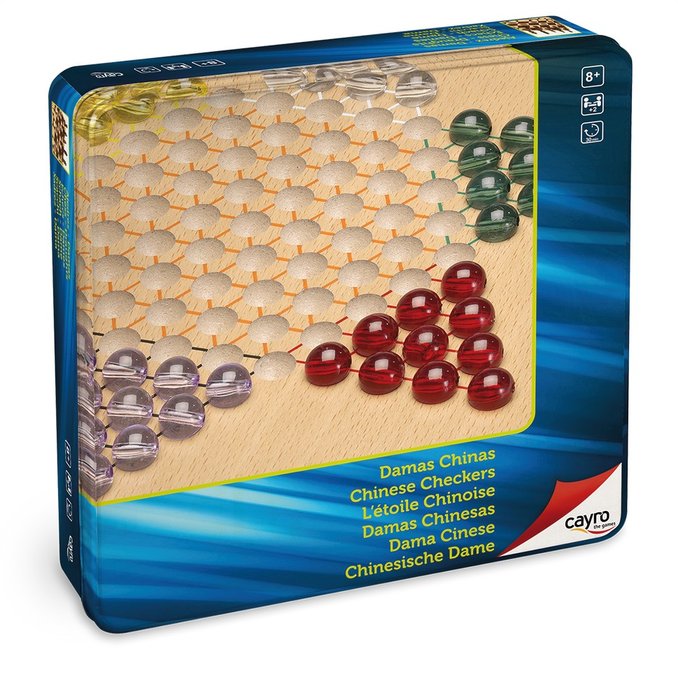 Damas Chinas Madera Metal Box Juguetes Cayro Juego Educativo
