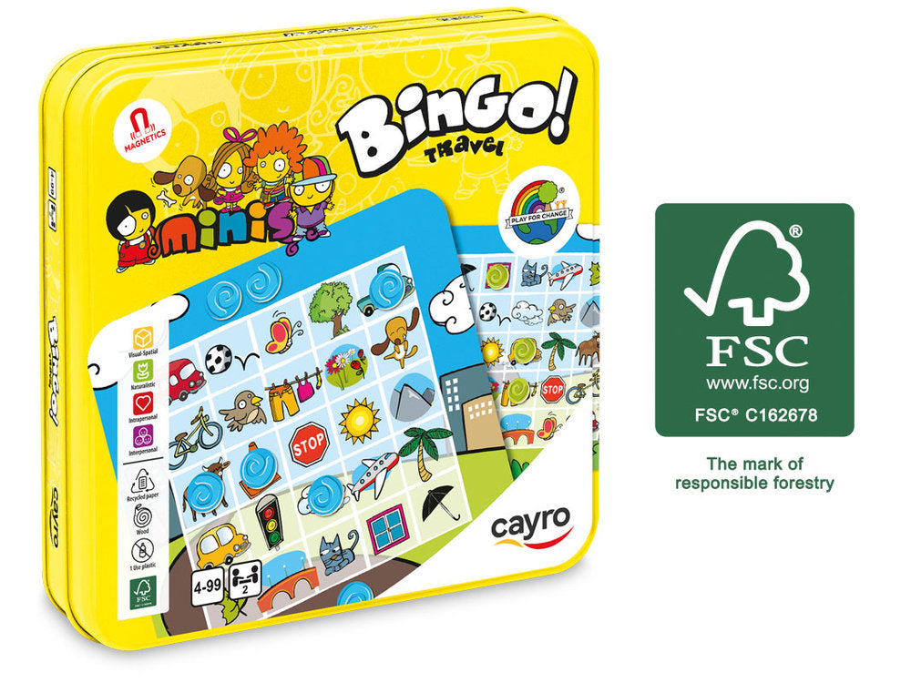 JUEGO DE MESA BINGO TRAVEL | JUGUETES CAYRO S,L | 1 UNIDAD | 8422878707720