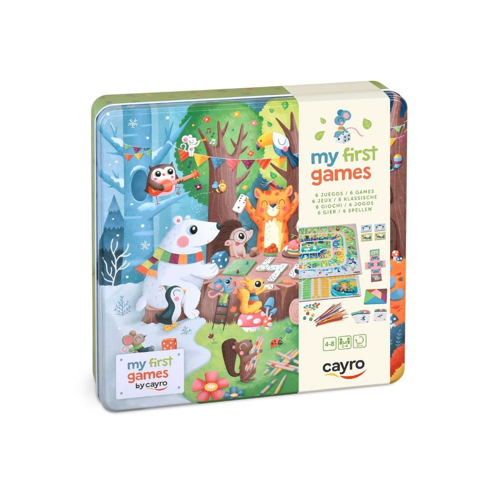 Juego de Mesa My First 6 Juegos Juguetes Cayro S.L Imagen principal del producto