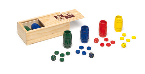 Accesorios Parchis 4 Jugadores Madera con Tapa Transparente Juguetes Cayro Imagen principal del producto