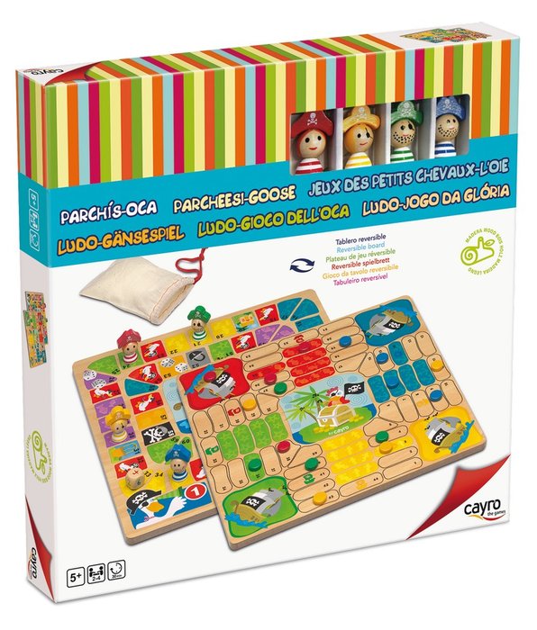 TABLERO MADERA PARCHIS OCA INFANTIL CON ACCESORIOS | JUGUETES CAYRO S,L | 1 UNIDAD | 8422878808434 Imagen principal del producto