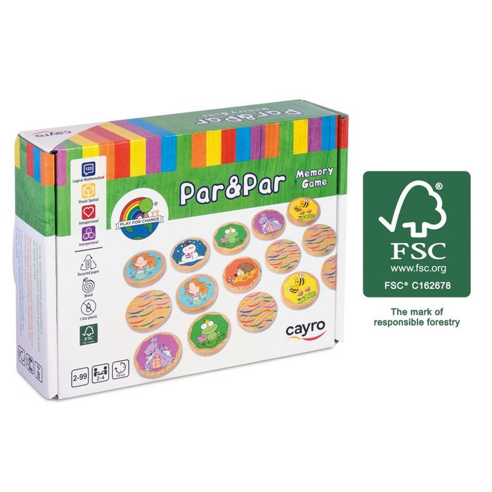 JUEGO INFANTIL PAR & PAR | JUGUETES CAYRO S,L | 1 UNIDAD | 8422878808489 Imagen principal del producto