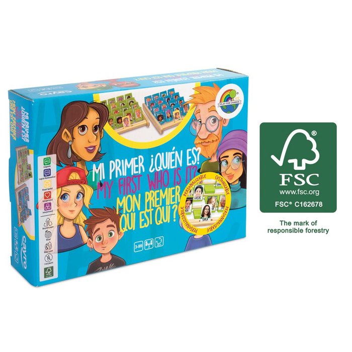 JUEGO INFANTIL MI PRIMER QUIEN ES | JUGUETES CAYRO S,L | 1 UNIDAD | 8422878808496 Imagen principal del producto
