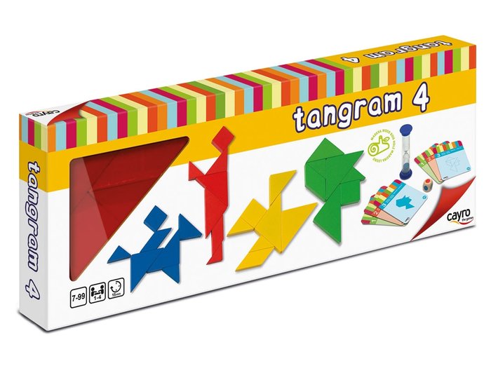 4 TANGRAMS MADERA | JUGUETES CAYRO S,L | 1 UNIDAD | 8422878808519