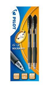 Bolígrafos Pilot G-2 Blister 1 Negro y 1 Azul Imagen principal del producto