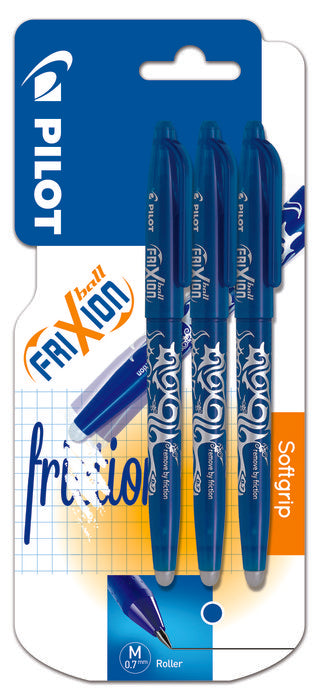 BOLIGRAFO PILOT FRIXION BALL 07 AZUL BLISTER 3 UDS | 1 UNIDADES | (PILOT) Imagen principal del producto