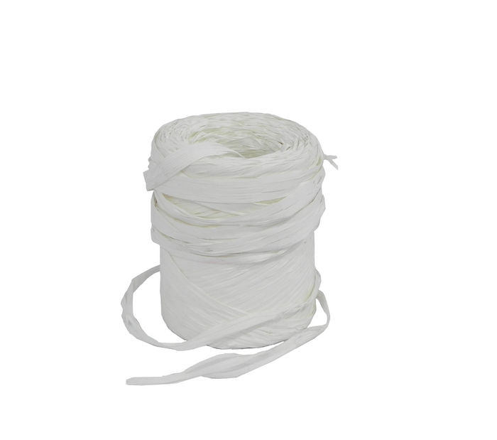 ROLLO CINTA RAFIA 15MMX200M BLANCO | EUROCINSA | 1 UNIDAD | 8422917526626