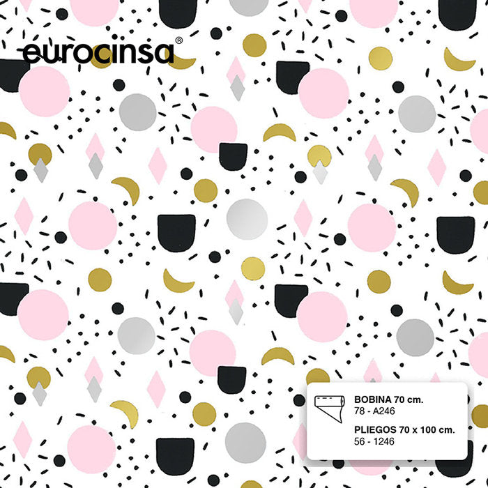 PAPEL REGALO BOBINA 62 CM TODO AÑO 78-F246 | EUROCINSA | 1 UNIDAD | 8422917738166