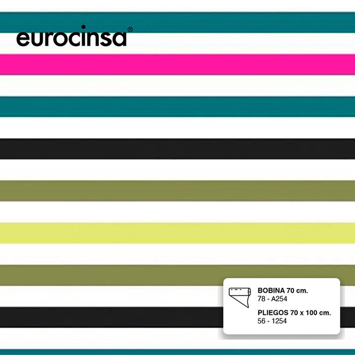 PAPEL REGALO BOBINA 62 CM TODO AÑO 78-F254 | EUROCINSA | 1 UNIDAD | 8422917738333