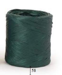 ROLLO CINTA RAFIA VERDE POLYRAPHIA A-15MM 200M C-58 | EUROCINSA | 1 UNIDAD | 8422917749131