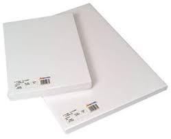 CARTON PLUMA BLANCO 70X100 5MM | 1 UNIDADES | (MICHEL PAPELES ESPECIALES)