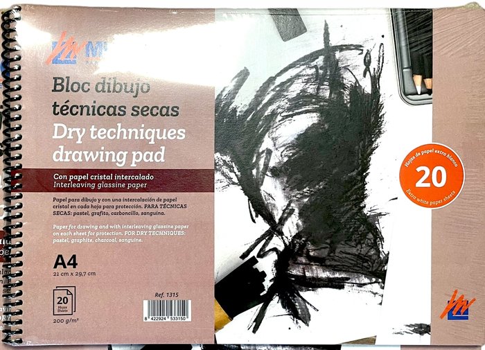 Bloc Espiral Estándar Liso 90g | Michel Papeles Especiales | Cartón | Formato Estándar | Pack 1 Unidades Imagen principal del producto