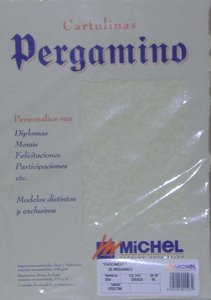 Pergamino A4 Troquelado 2605 Parchment Ocre Michel