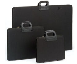 Carpeta A4 Nylon Negra Michel para documentos y dibujos