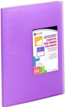 Carpeta de Fundas A4 Violeta CARCHIVO Marca