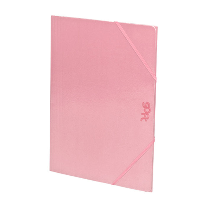 CARPETA SOLAPA FOLIO CARTON BRILLO SOFT ROSA | 1 UNIDADES | (CARCHIDEA, S,L,) Imagen principal del producto
