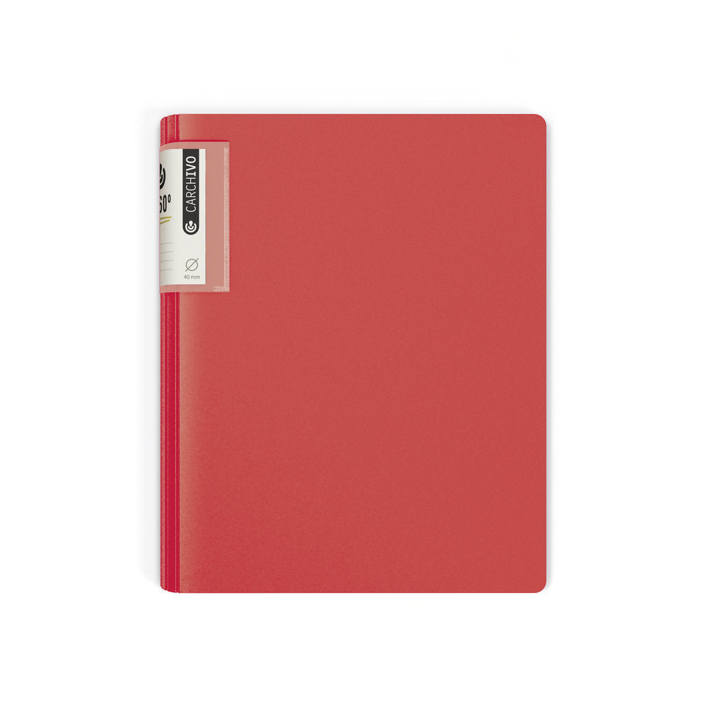 Carpeta A4 4 Anillas 25mm Foam Style Rojo Carchidea