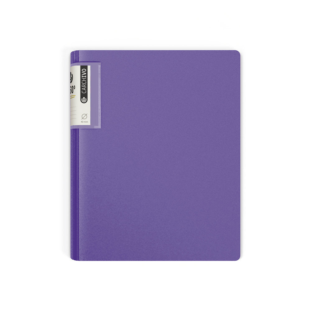 Carpeta A4 4 Anillas 25 mm Foam Style Violeta Carchidea
