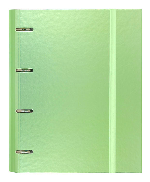 CARPEBLOC A4 4 ANILLAS 35MM METALIZADO 100H VERDE | 1 UNIDADES | (CARCHIDEA, S,L,)