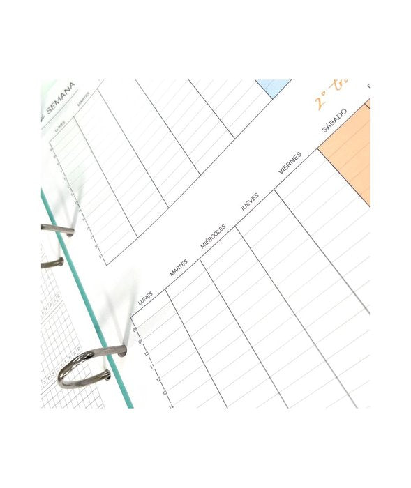 RECAMBIO 100H A4 PAPEL 90GRS CON BONUS BANDAS 5 COLORES 5X5 | 1 UNIDADES | (CARCHIDEA, S,L,) Imagen secundaria del producto
