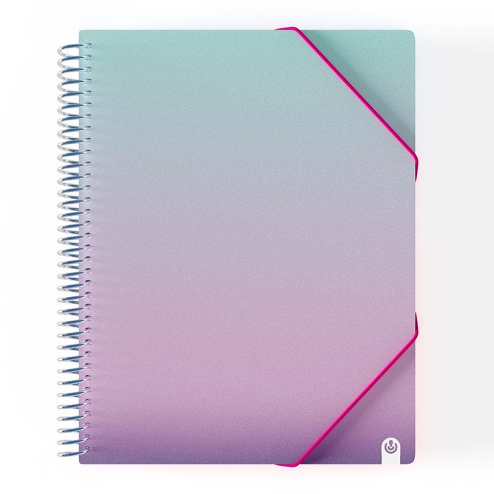 Carpeta con 30 Fundas A4 Espiral Violetas Carchivo
